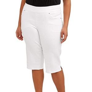 Terra Sky Women’s Plus Stretch Denim Capri